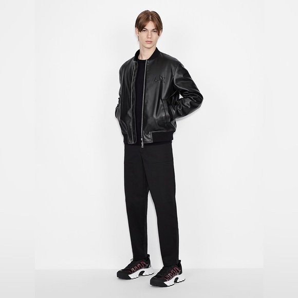 Armani Exchange CREW NECK WOOL SWEATER - Picture 6 of 9